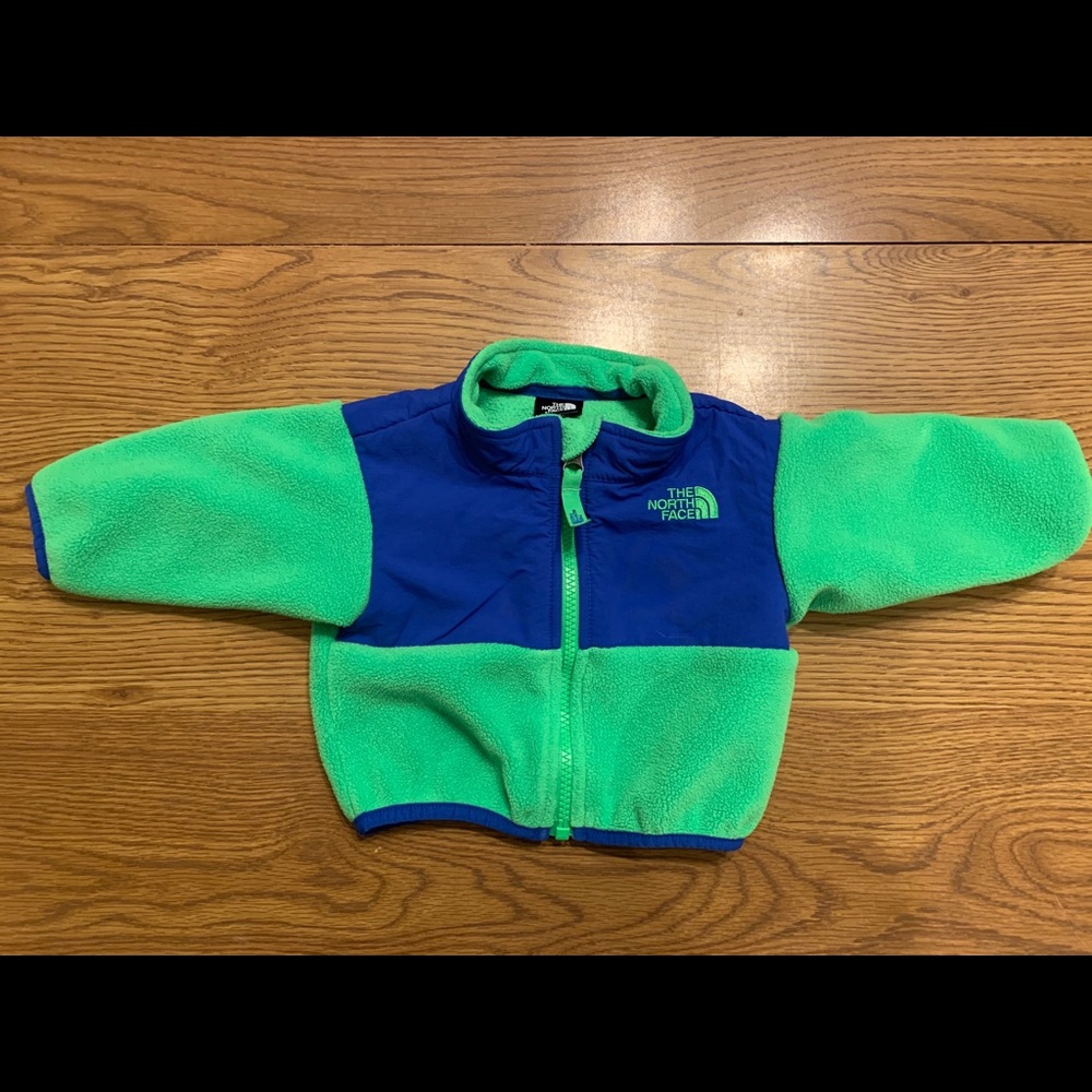 Infant North Face zip up fleece jacket